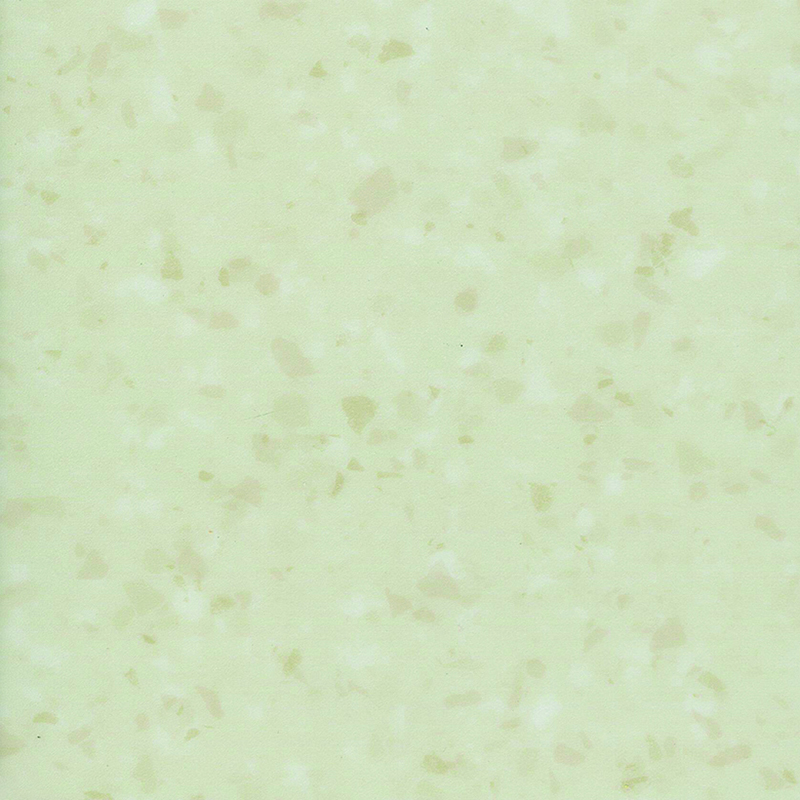 Leke tutmaz ve ses emilimi sağlayan heterojen zemin kaplaması