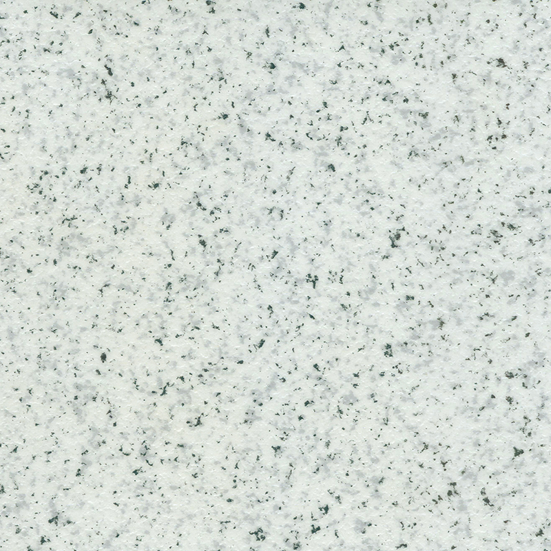 Leke tutmaz ve ses emilimi sağlayan heterojen zemin kaplaması