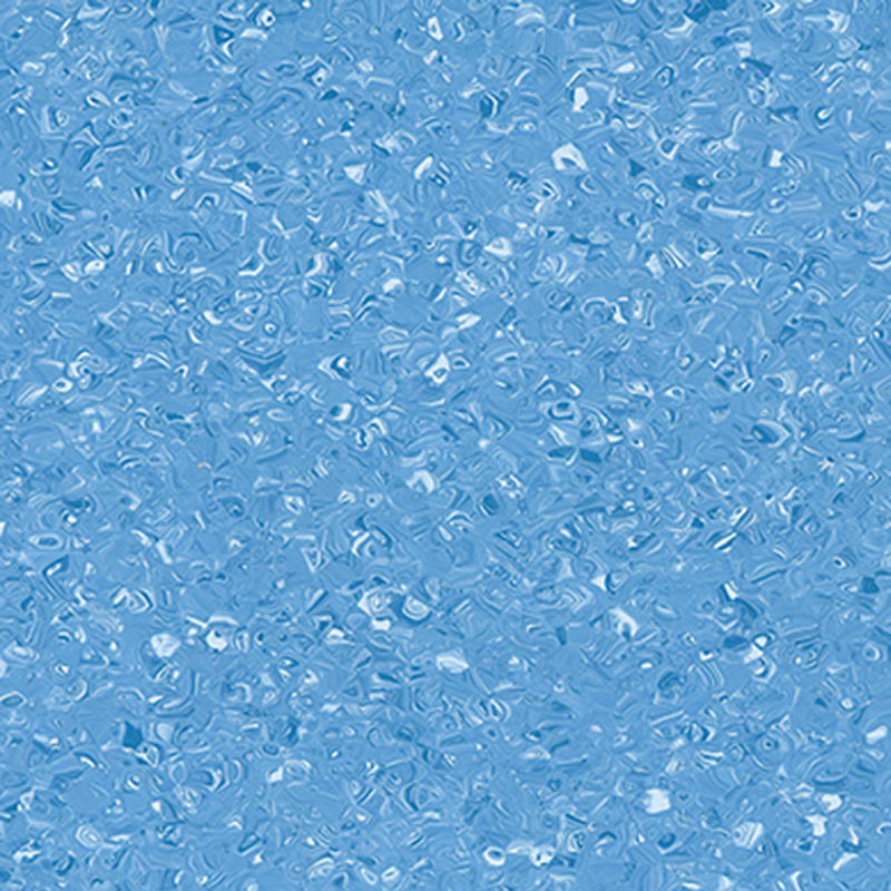 Asit ve alkaliye dayanıklı homojen zemin kaplaması