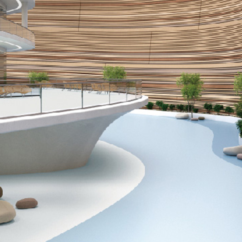 PUR poliüretan kaplama homojen zemin kaplama